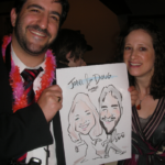 Zombie Caricatures At Derek's Bar Mitzvah