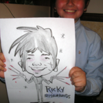 Caricature of Ricky