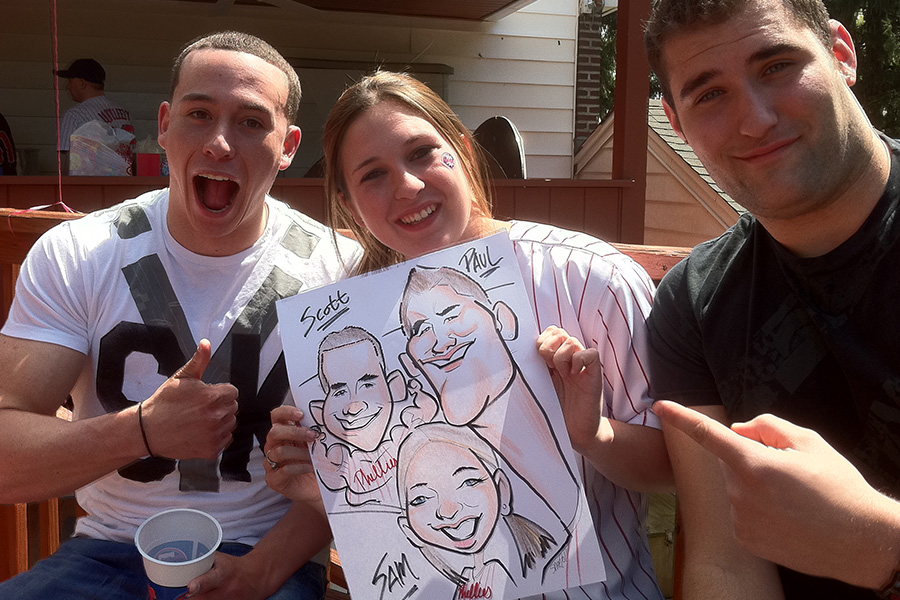 Fun-Phillies-Fans-Caricature