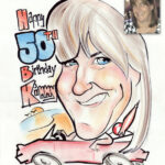 birthday gift caricature