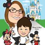 Disney world Caricature