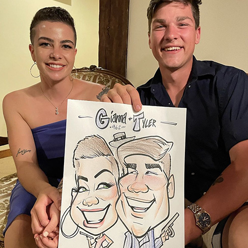 Couple Caricature