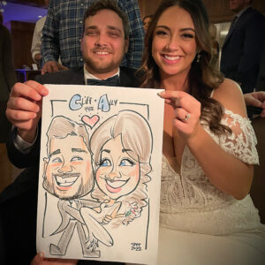 Wedding Caricature Artist - Normandy Farms