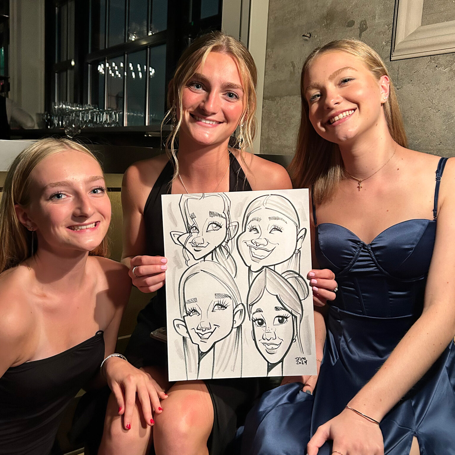 Wedding Caricature in Philadelphia