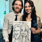 wedding Caricatures at Washington Crossing