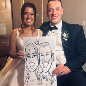 Wedding Caricatures at The Lucy, Philadelphia