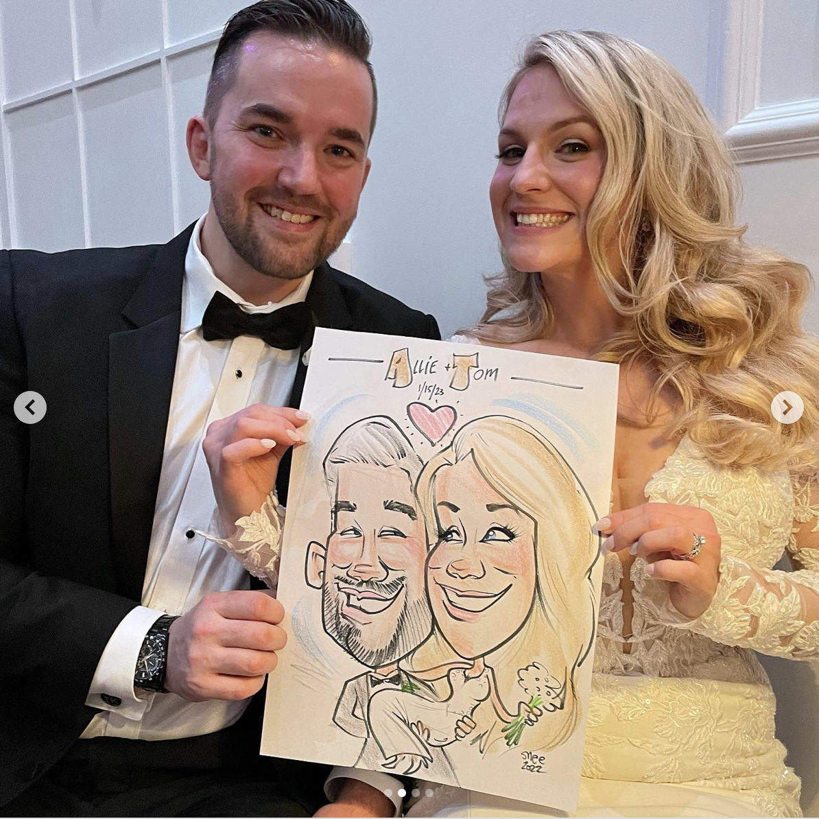 New Jersey Wedding Caricature Artist, Hamilton NJ